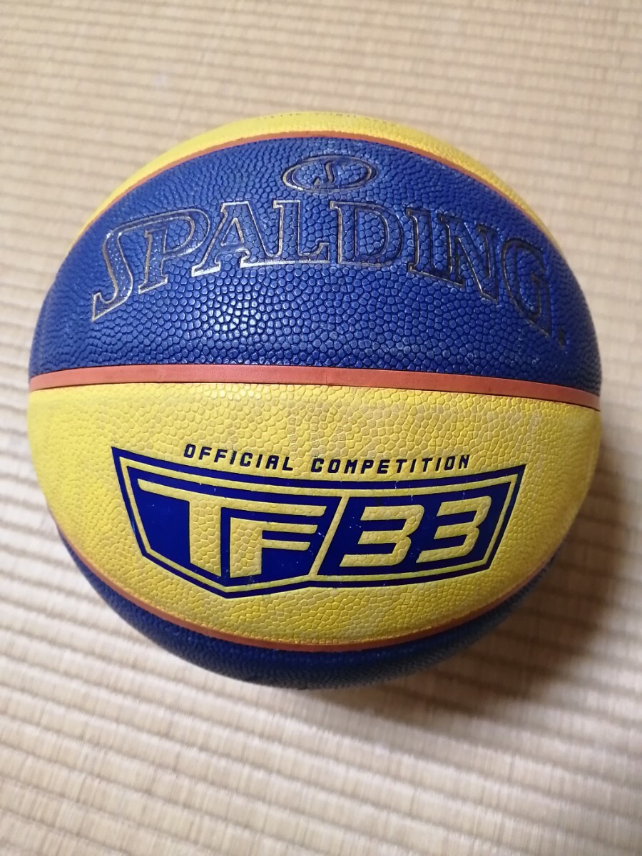 使用品 バスケットボール 6号 合成皮革製 「SPALDING スポルディング 3x3」(検) ウィルソン molten MIKASA拍卖