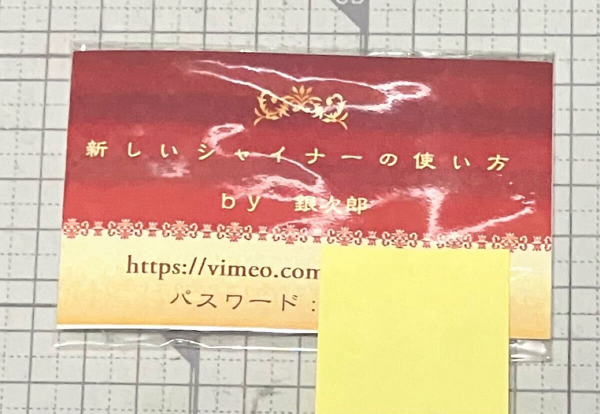 ◆新しいシャイナーの使い方◆銀次郎◆GIN◆拍卖