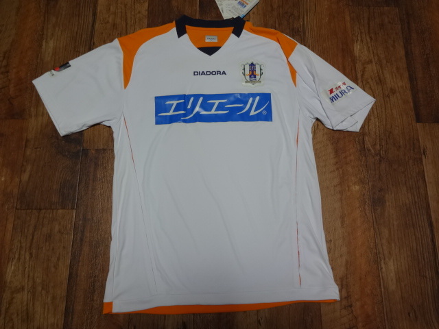 愛媛FC 正規品 ユニフォーム シャツ 2007 アウェイ Oサイズ 新品未使用品タグ付き 未使用拍卖