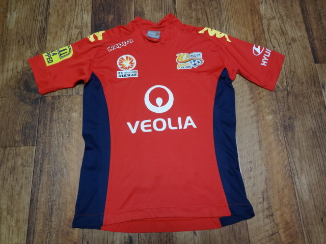 アデレード ユナイテッド 正規品 ユニフォーム シャツ Sサイズ 2013/2014 ホーム 中古拍卖