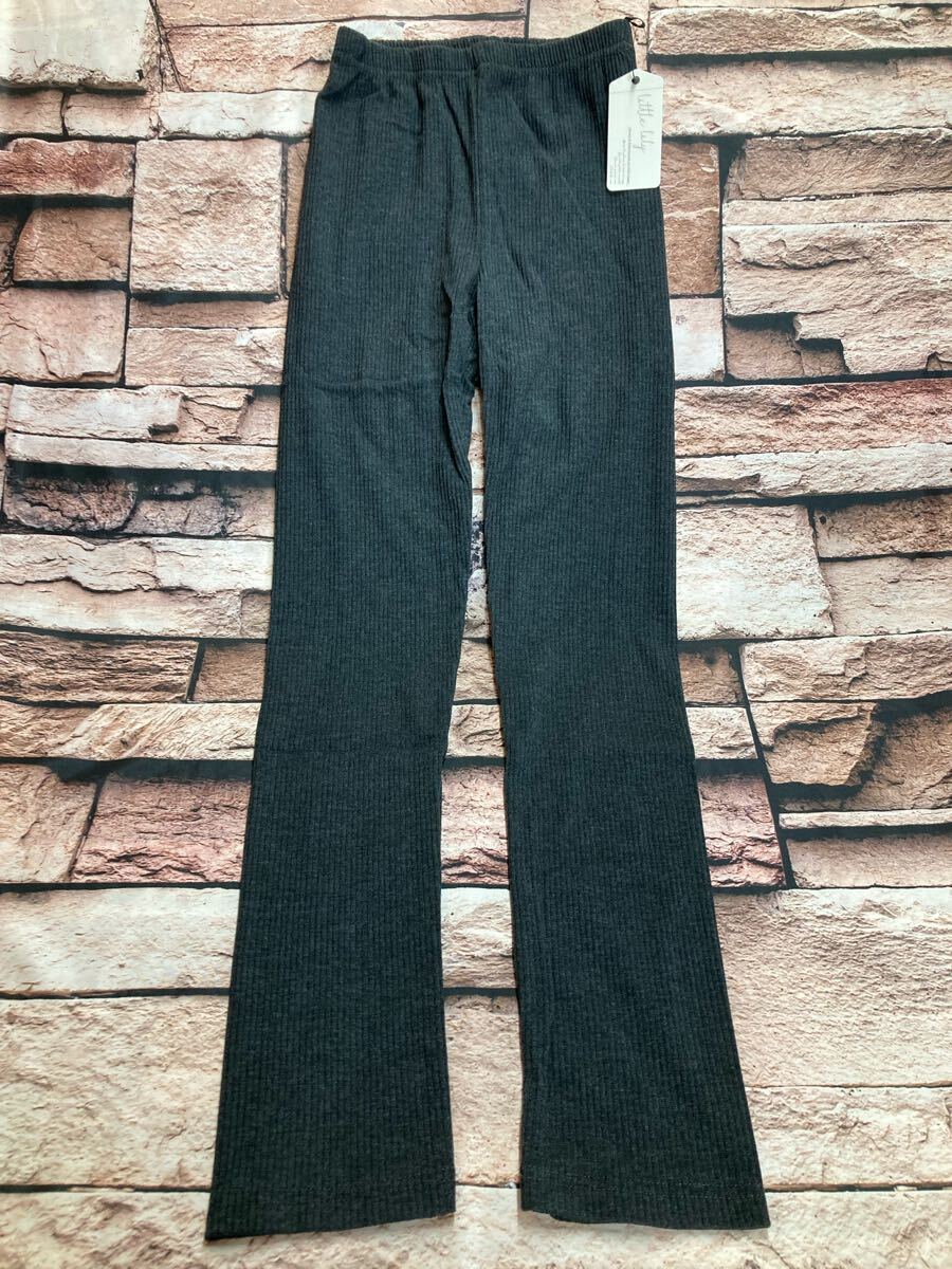 送料無料!美脚&ストレッチ!人気のリブタイプ!10分丈綿混リブ柄レギンス(3色から)1枚 拍卖