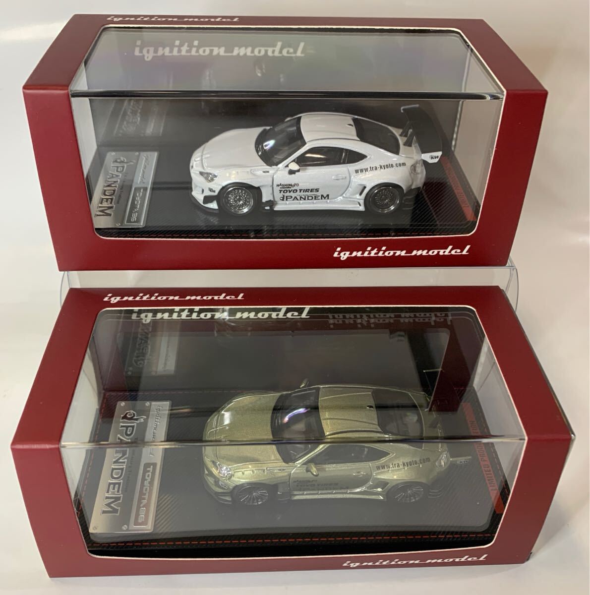 イグニッションモデル 1/64 ignition model PANDEM TOYOTA 86 V3 ★White Metallic ★ Green Metallic 計2点拍卖