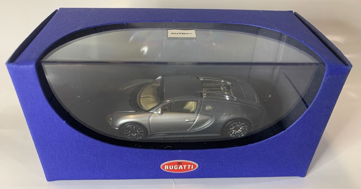 AUTO art 1/64 オートアート BUGATTI EB 16.4 VEYRON GENF 2003 GREY/SILVER グレーシルバー1点拍卖