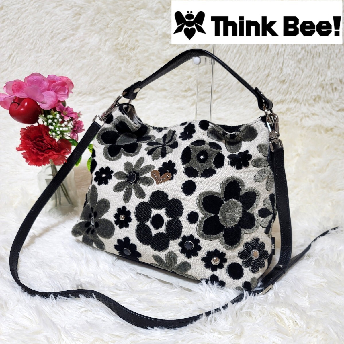 【美品】シンクビー マーガレット 3 2WAY ショルダーバッグ拍卖