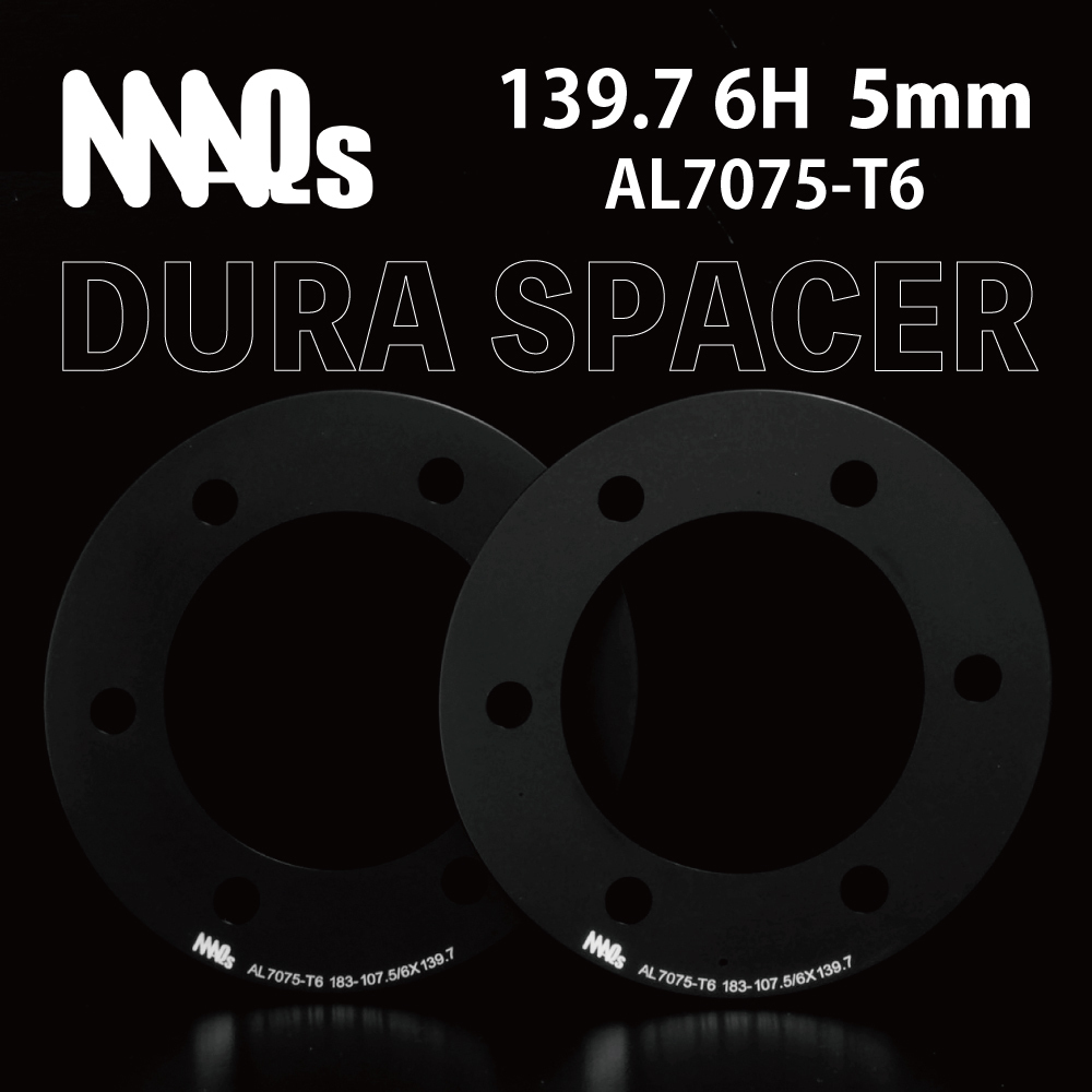 139.7 6H 5mm ホイールスペーサー AL7075-T6 MAQs アルミ スチール ホイール 単穴 2枚 マックス ハイエース プラド などに拍卖