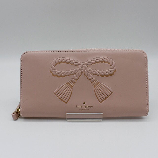 ケイトスペードKate spade ラウンドファスナー長財布 PWRU5570 AU NATURELオーナチュレル拍卖