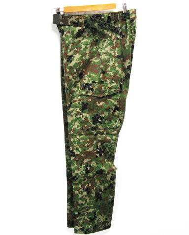 陸上自衛隊 迷彩服 下衣 2A ベルト付き パンツ ズボン拍卖