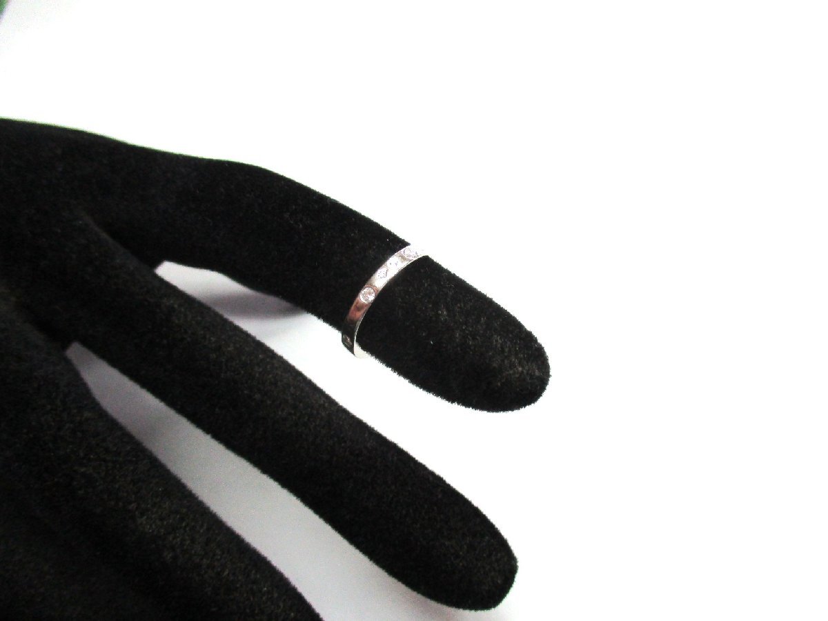 ★とちぎ屋!【CHAUMET】ショーメ Pt950&ダイヤモンド エンターナル ドゥ ショーメ マリッジリング 47(7号)優雅な逸品★拍卖