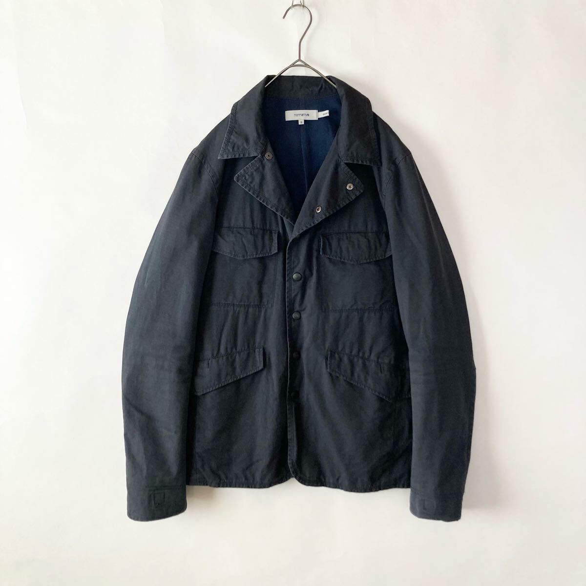 nonnative TROOPER JACKET COTTON RIPSTOP 日本製 ノンネイティブ トルーパー ジャケット リップストップコットン ネイビー size 2拍卖