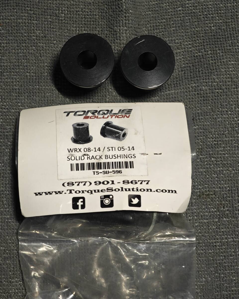 Torque Solution ソリッド ステアリングラック ブッシュ スバル インプレッサ WRX 2008-2014 / STI 2005-2014 未使用品拍卖