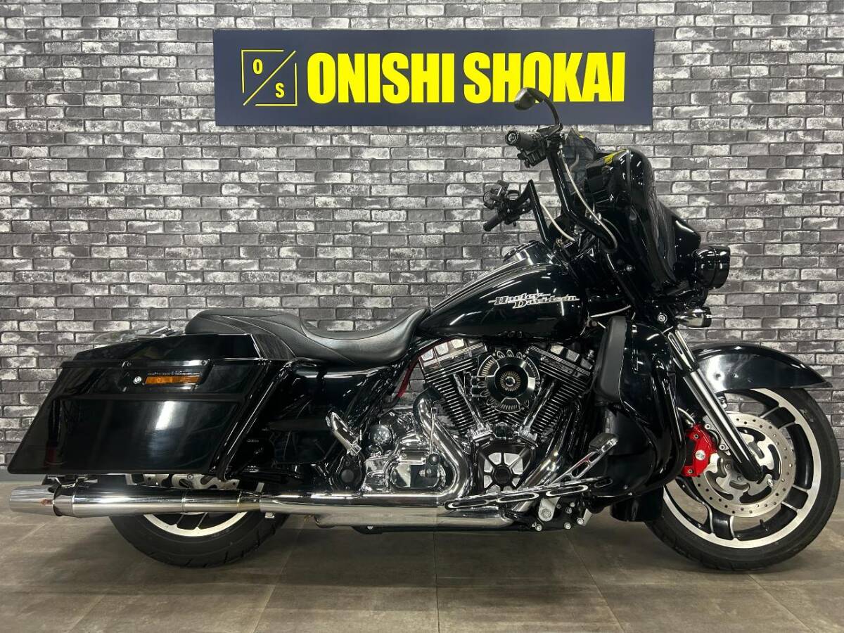 ☆ハーレーダビッドソン FLHX ストリートグライド アレンネスエアクリ バックギア 社外マフラー 大阪から 大西商会拍卖
