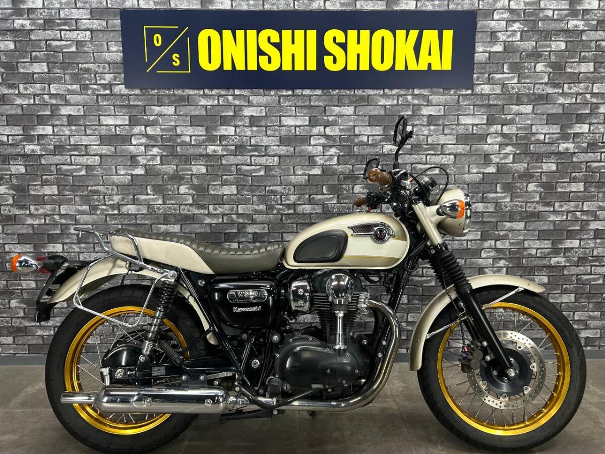 ☆カワサキ W800 リアキャリア サイドバッグステー 大阪から 大西商会拍卖