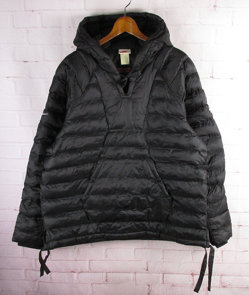 LFJ26493 NIKE×STUSSY ナイキ×ステューシー DC1084-010 中綿 プルオーバー ジャケット ブラック M拍卖