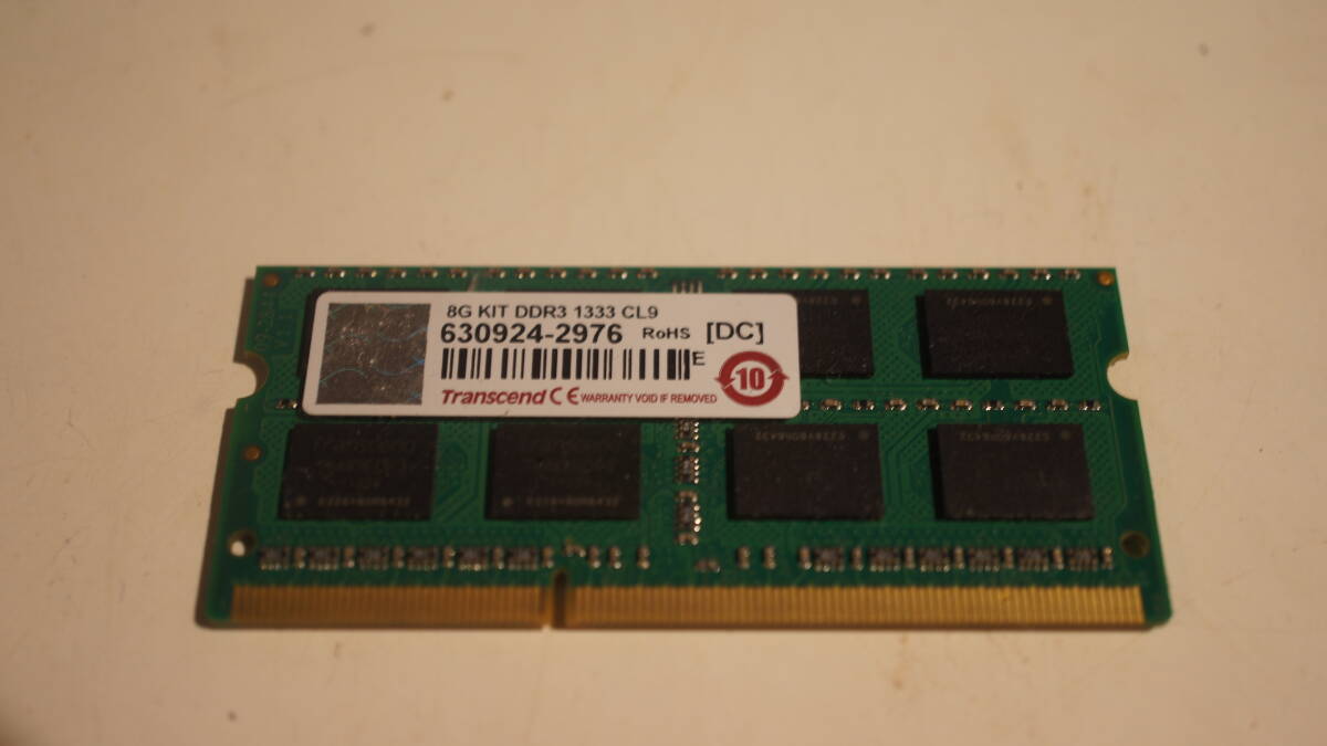 【ノートPC用・DDR3-1333・4GB】Transcend 拍卖
