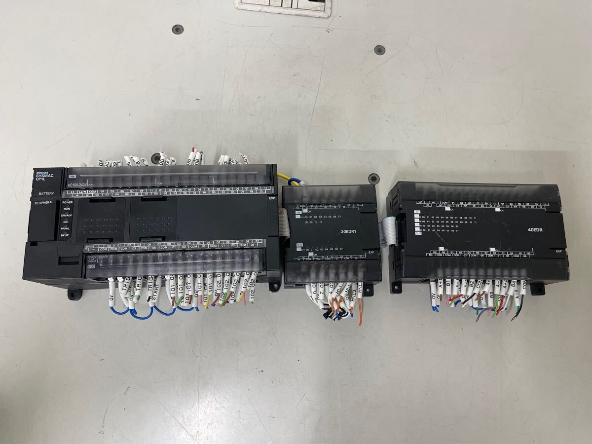 B634 オムロン(omron) プログラマブルコントローラ CP1L-M60DR-A/20EDR1/40EDR拍卖