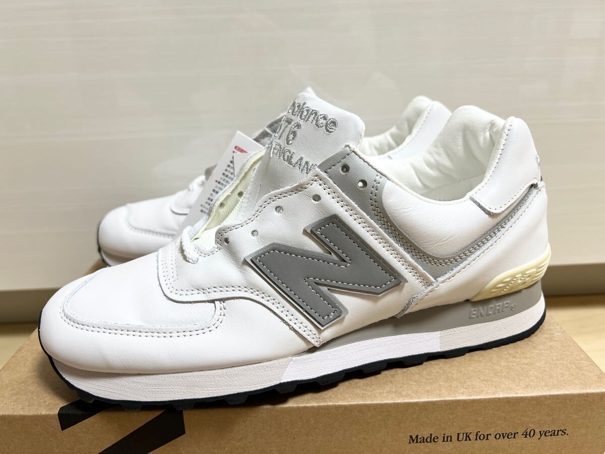 ★新品ニューバランス 576 ホワイトレザー US8.0 26cm made in UK new balance★拍卖
