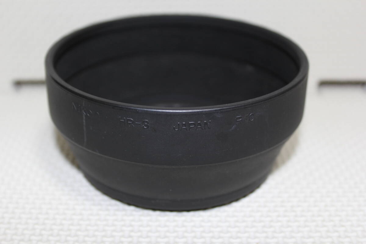 【コレクター放出品 装着未確認 ジャンク】Nikon 純正ラバーフード HR-3 Nikon 8mm カメラ R10 SUPER向け Φ67mmねじ込み拍卖