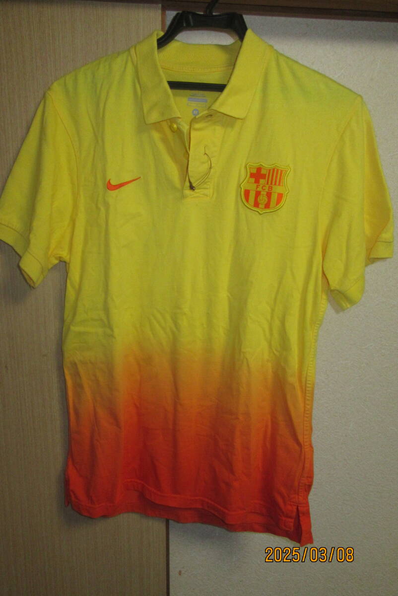 送料無料 ナイキ 国内正規品 FCバルセロナ ポロシャツ M拍卖