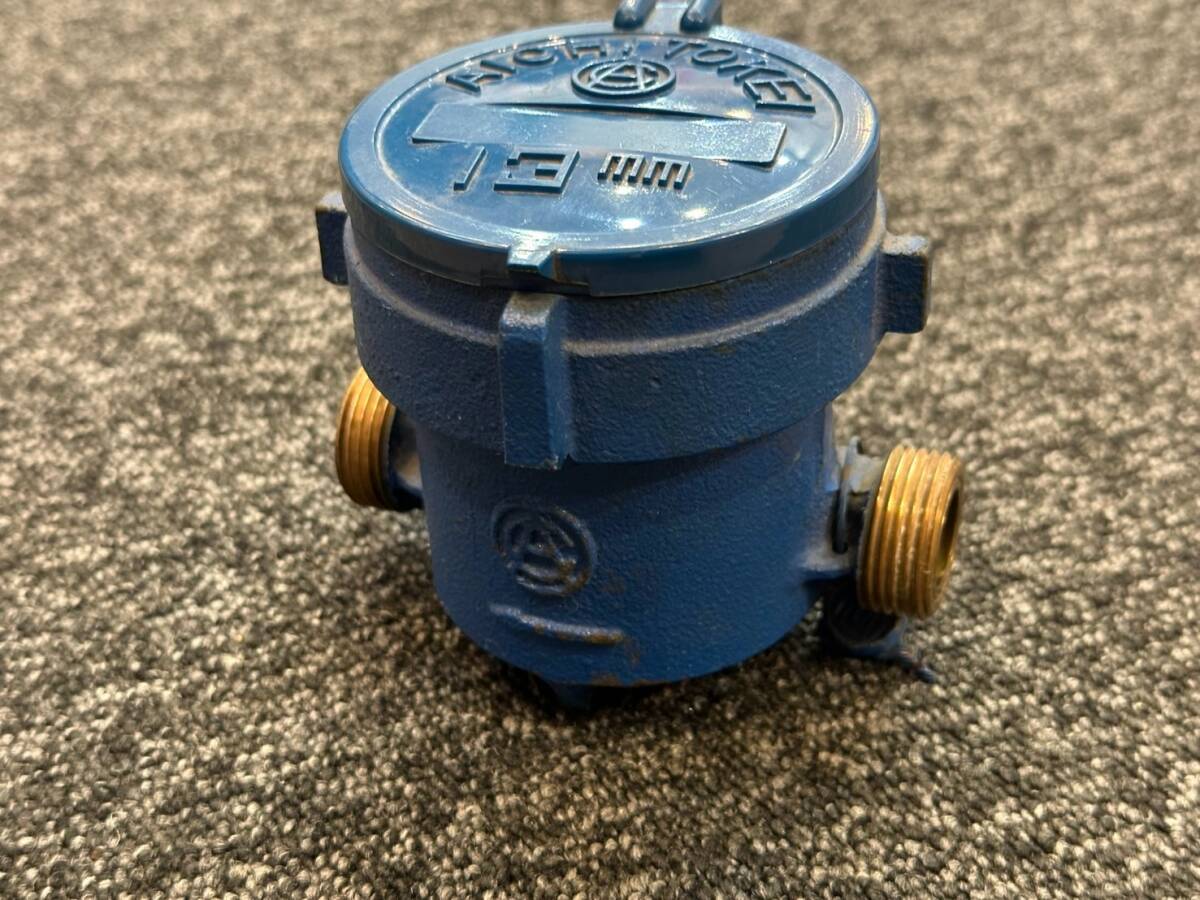 青銅 (砲金) 中古 水道メーター 愛知時計 13mm 指示数 189 売り切り!拍卖