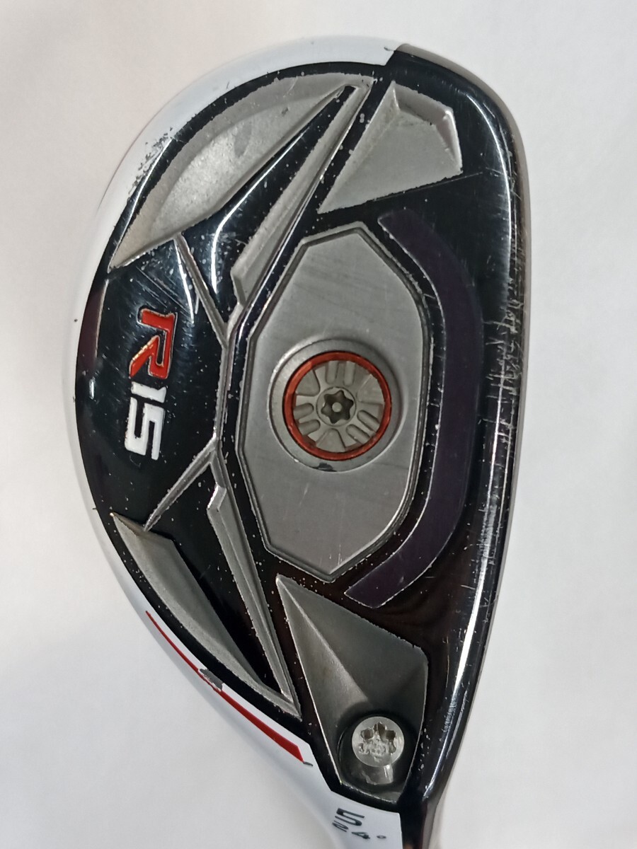 本州のみ送料無料◇即決価格◇UT◇テーラーメイド◇R15◇TM5-115◇24度◇R◇39.25in◇357g◇カバーなし拍卖