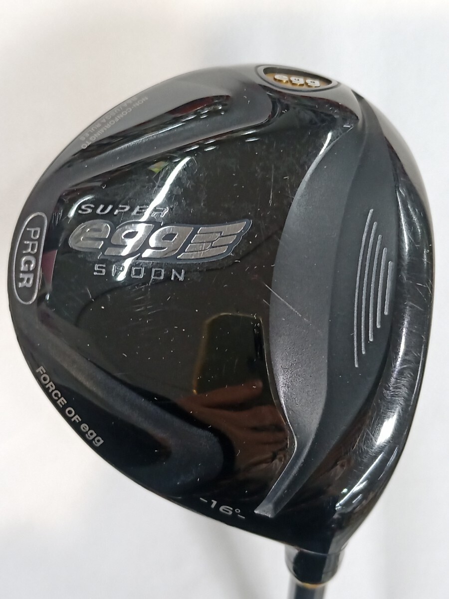本州のみ送料無料◇即決価格◇FW◇プロギア◇SUPER egg SPOON◇egg オリジナルカーボン◇16度◇M-37◇43in◇304g◇カバーあり拍卖