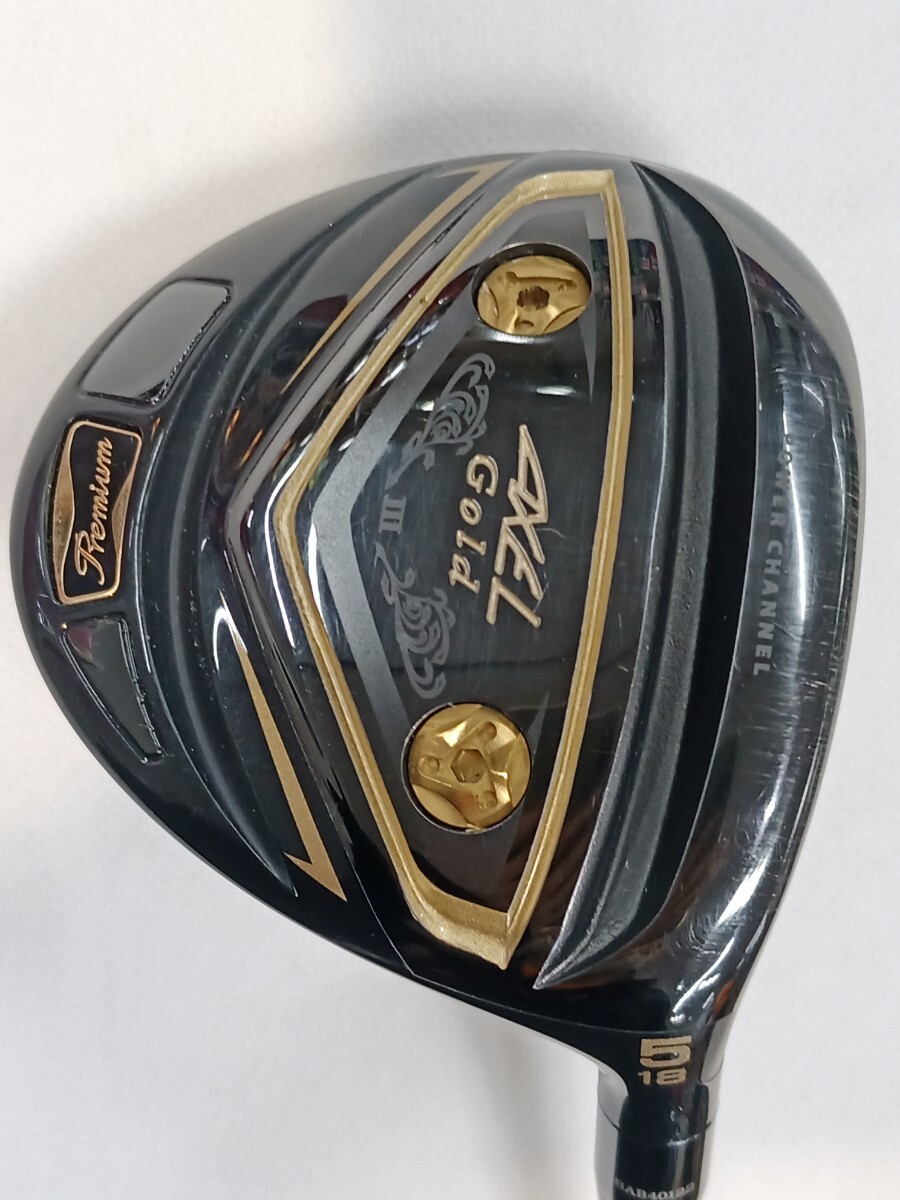 本州のみ送料無料◇即決価格◇FW◇ツルヤ◇AXEL Gold Premium 3◇AXEL Gold Premium 3◇18度◇S◇42.5in◇306g◇カバーなし拍卖