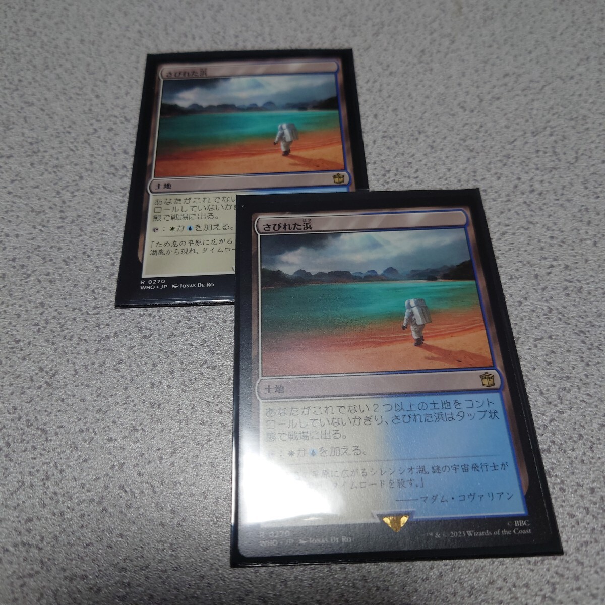 MTG WHO さびれた浜 日本語 二枚セット 即決拍卖
