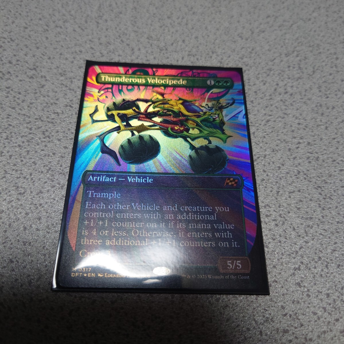 MTG DFT 轟音の速百足 英語foil 一枚 ボーダーレス 即決拍卖