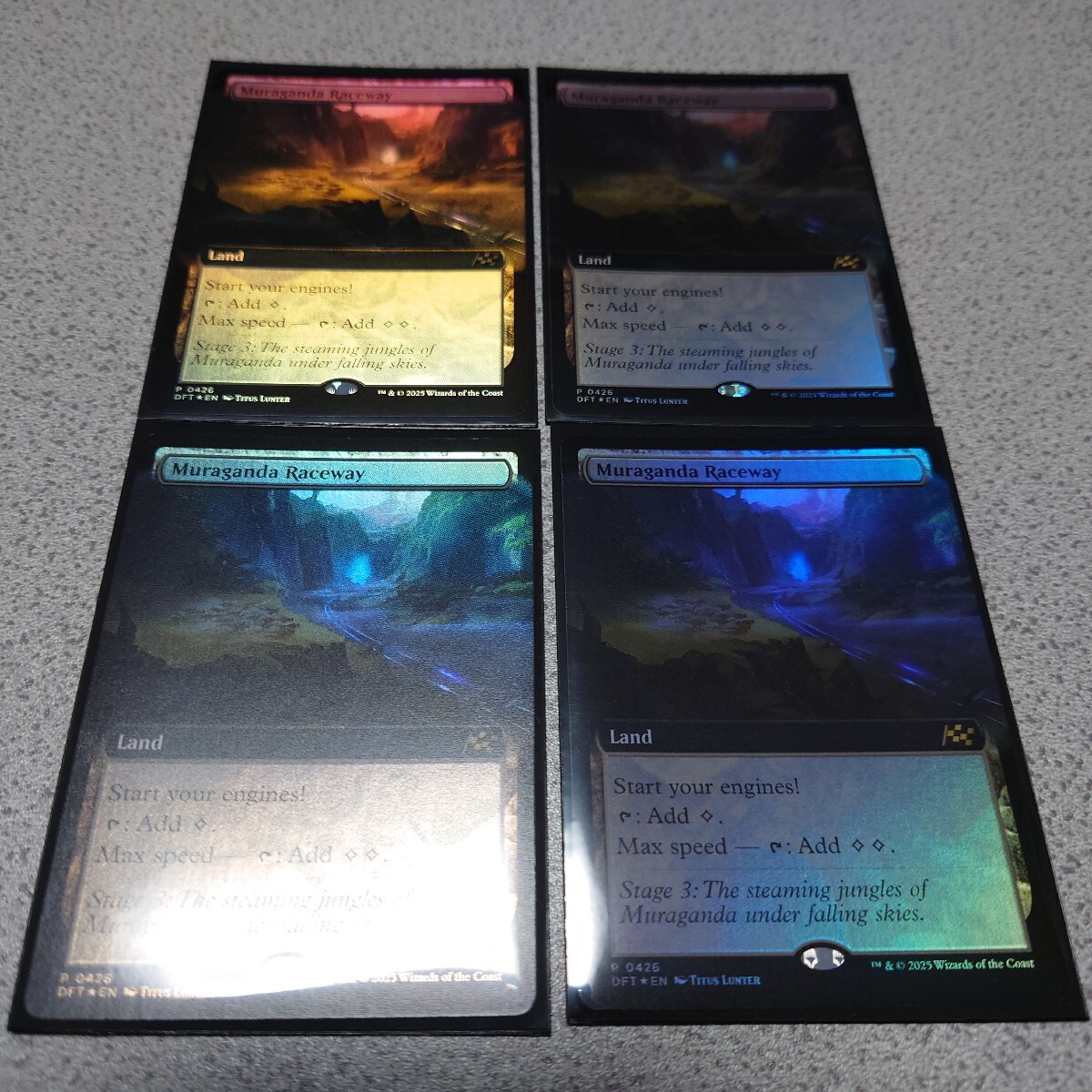 MTG DFT ムラガンダ・サーキット 英語foil 四枚セット 拡張アート プロモ 霊気走破 即決拍卖