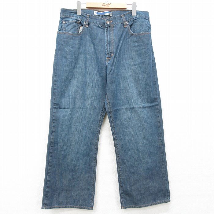 W36/古着 ギャップ GAP ジーンズ メンズ コットン 紺 ネイビー デニム 25mar11 中古 ボトムス ジーパン Gパン ロング パンツ拍卖