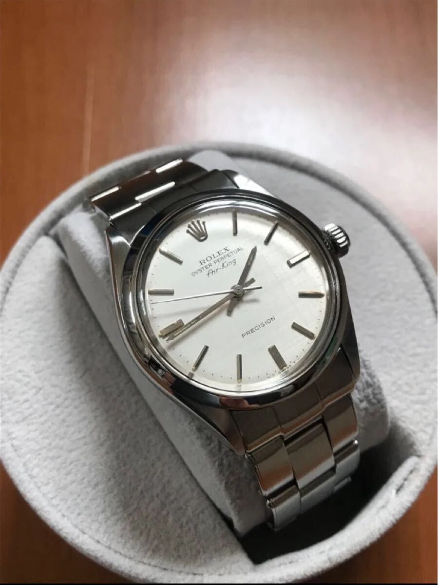 【希少】ロレックス エアキング Ref.5500 リネン(絹目)ダイヤル拍卖