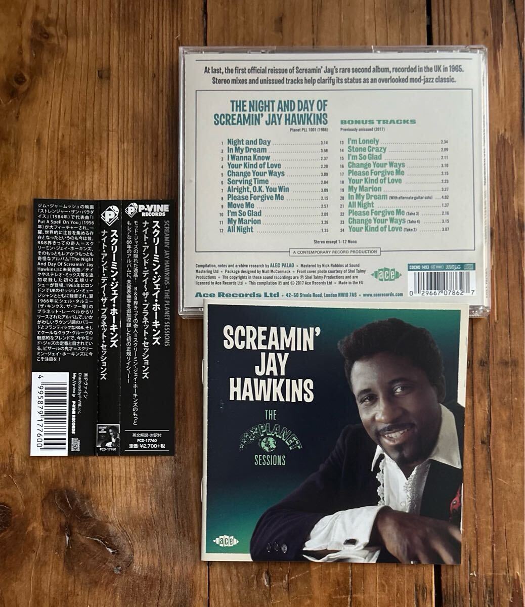 Screamin' Jay Hawkins 帯付CD The Planet Sessions .. P-Vine Records拍卖