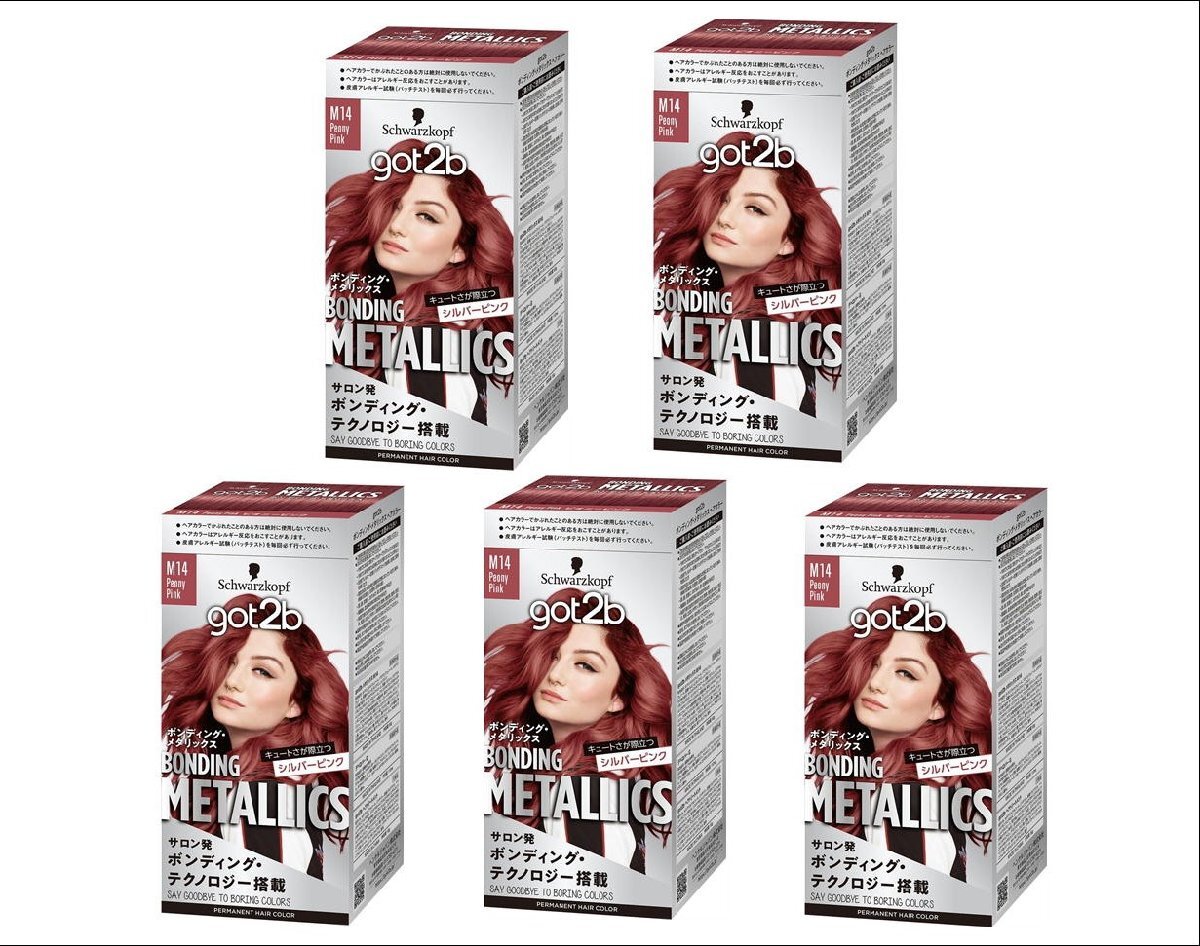 【定価1320円×5個セット】ヘンケルジャパン got2bヘアカラー 「ビオニーピンク」 新品拍卖