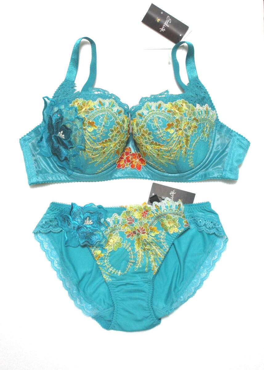 希少 ワコール サルート ブラ&ショーツ F70 M 黄龍 17G 新品タグ付 503★拍卖