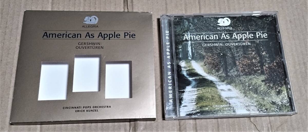 エリック・カンゼル&シンシナティ・ポップス・オーケストラ「AMERICAN AS APPLE PIE」ジョージ・ガーシュイン フランク・プロト拍卖