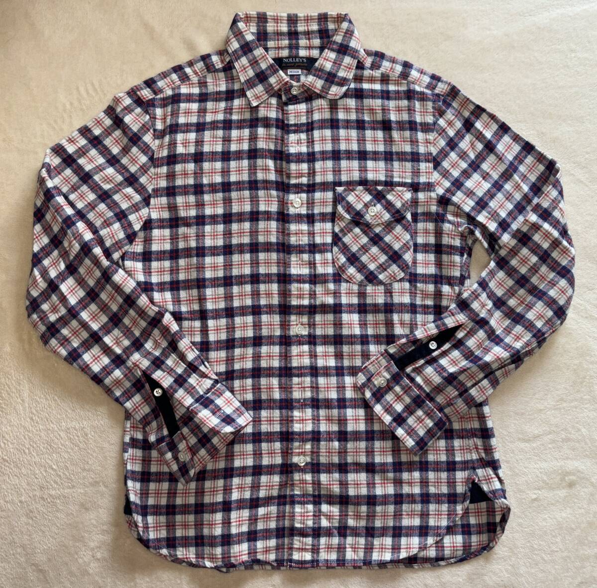 ★★ NOLLEY'S チェックシャツ コットン サイズM ユーズド ★★拍卖