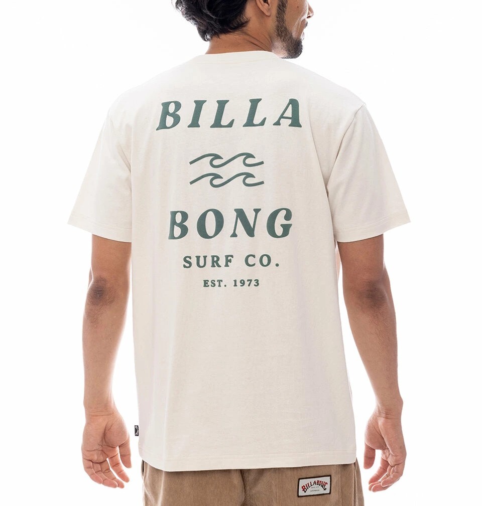 【SALE】★送料無料★2025春夏 新品【BILLABONG/ビラボン】ONE TIME Tシャツ CRM メンズM BF011203拍卖