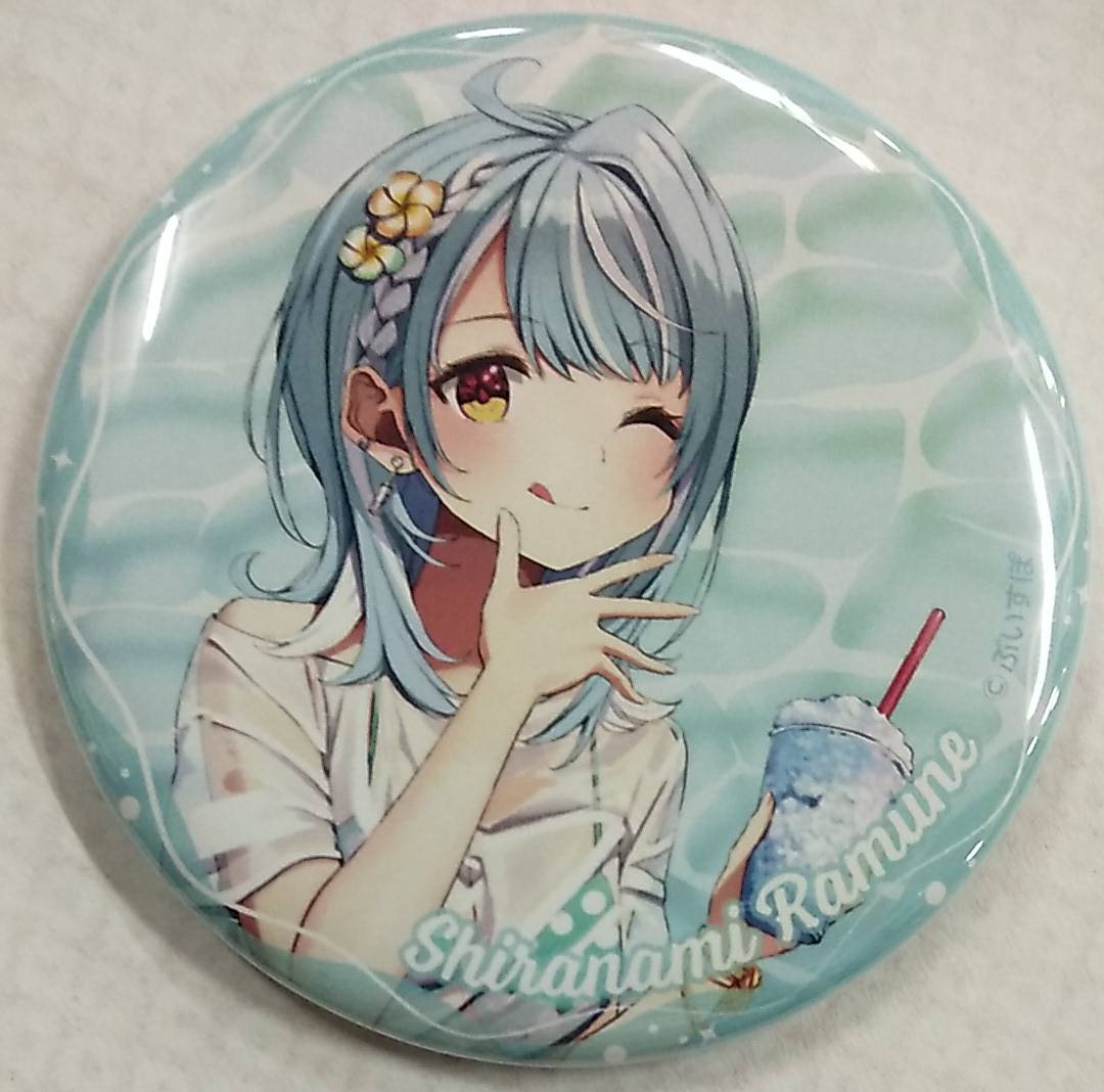 ぶいすぽ夏コミ2023 コミックマーケット102 ランダム缶バッジ 白波らむね【Comic Market Button Badge Shiranami Ramune VSPO! ぶいすぽっ!拍卖