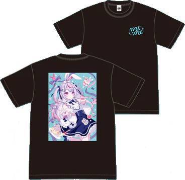 兎咲ミミ 3周年記念2023 Tシャツ 黒 Lサイズ【Tosaki Mimi 3rd Anniversary T-Shirt Black VSPO! ぶいすぽっ! Vtuber】拍卖