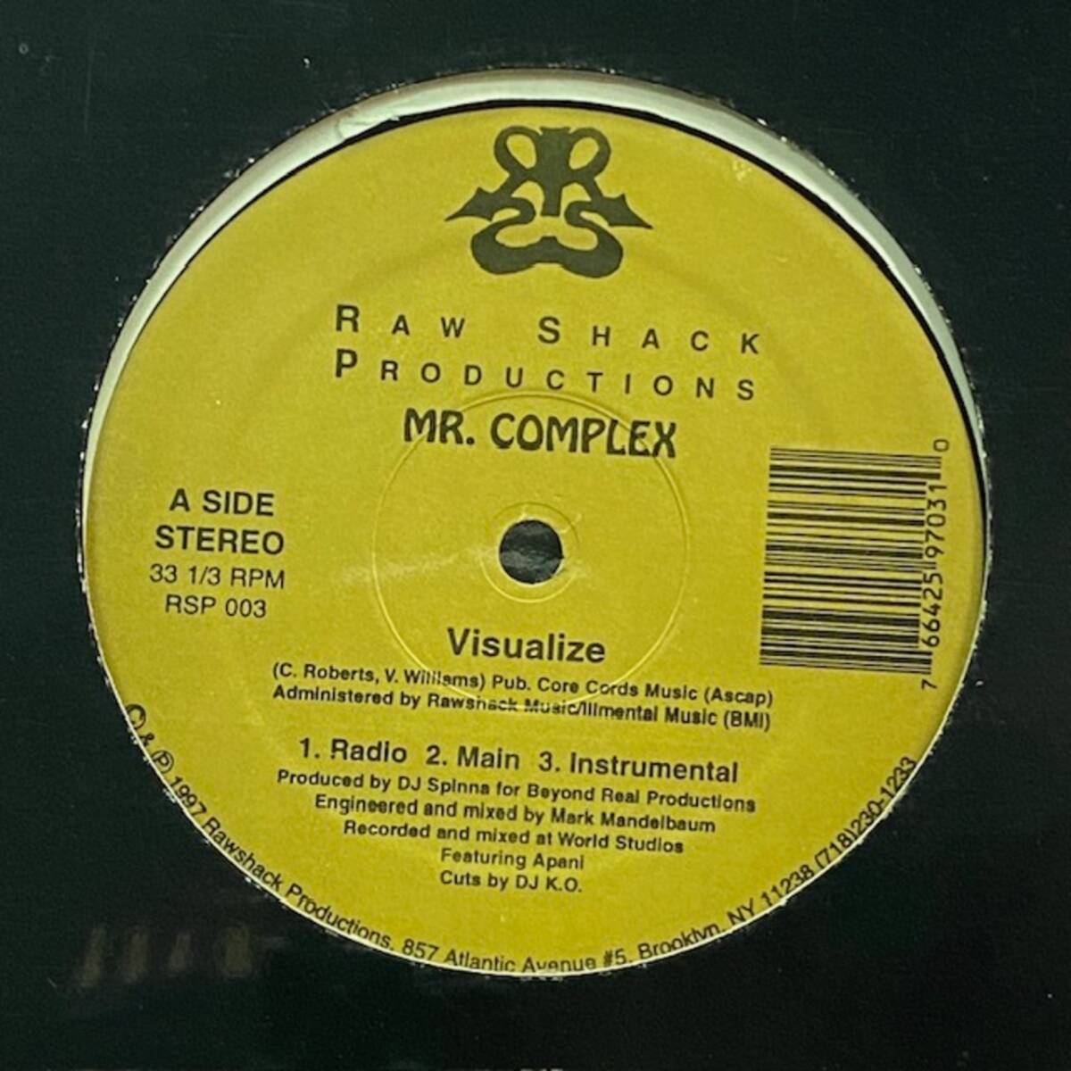 ★Mr. Complex - Visualize / Why Don't Cha(★盤面極上品!)拍卖