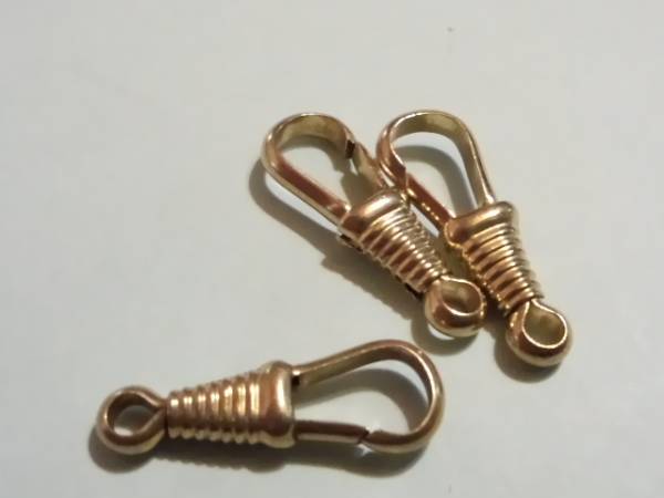 真鍮 ブラス ナスカン 大 皮ひも ワイヤー ウォレットに拍卖