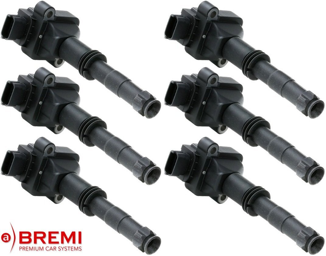 【M's】 ポルシェ 986 ボクスター 2.5 2.7 S3.2 BREMI イグニッションコイル 6個 セット 純正OEM 点火系 パーツ 99760210700 99660210200拍卖