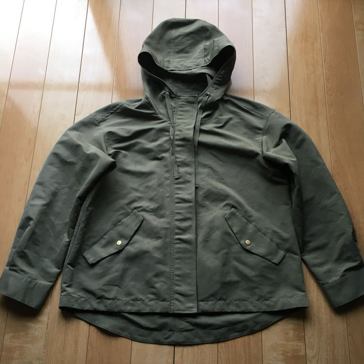 ジーユー マウンテンパーカ 198-1-41 レディース M カーキ拍卖