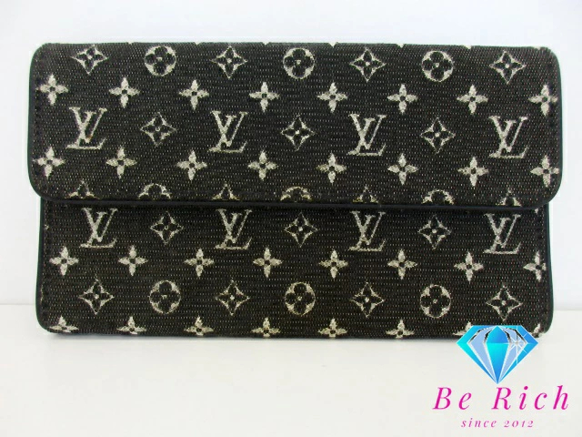 ルイ ヴィトン LOUIS VUITTON モノグラム ミニ M92445 ポルト トレゾール インターナショナル ノワール 【中古】【送料無料】 bs3808拍卖