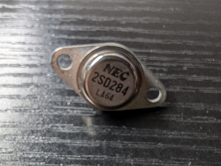 NEC製トランジスタ 2SD284 機器取外し品 ジャンク拍卖