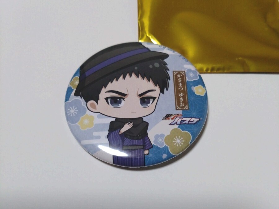 黒子のバスケ GiGO コラボカフェ デフォルメ缶バッジ〜和装ver. 〜 笠松幸男拍卖