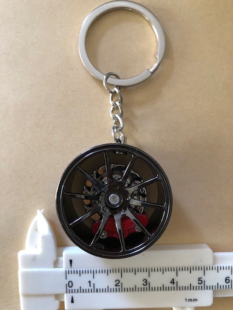 ネタ・ウケル アルミホイール、ブレーキローター キーホルダー 送料サービス ワイスピ BBS ワーク 拍卖