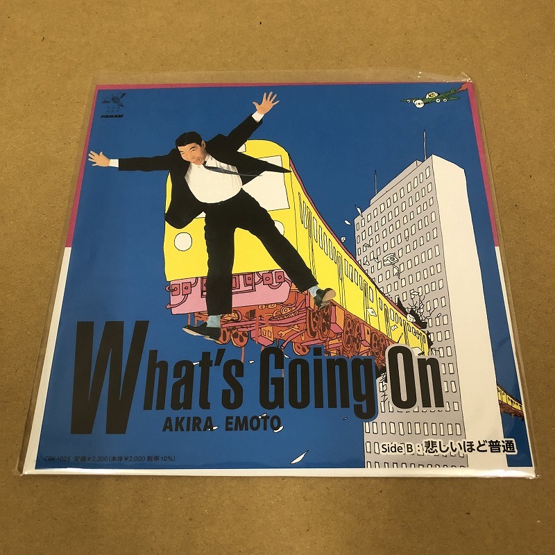 AKIRA ENOMOTO - WHAT'S GOING ON 7インチ 新品未使用拍卖