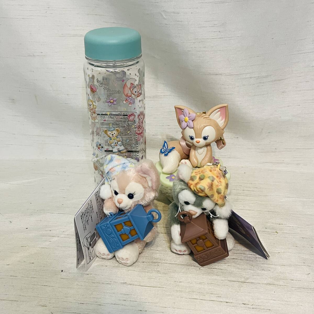 ● ディズニー シー ダッフィーフレンズ ドリンクボトル リーナベル ジェラトーニ ライト ぬいぐるみ キーチェーン スナックケース まとめ拍卖