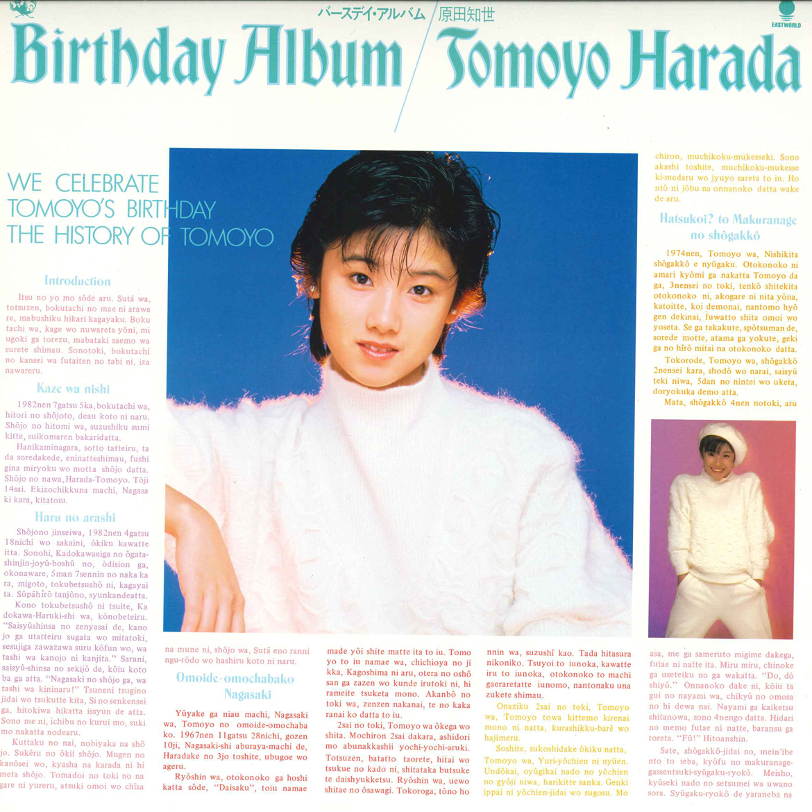 LP Tomoyo Harada Birthday Album WTP40188 EASTWORLD Japan Vinyl /00260拍卖